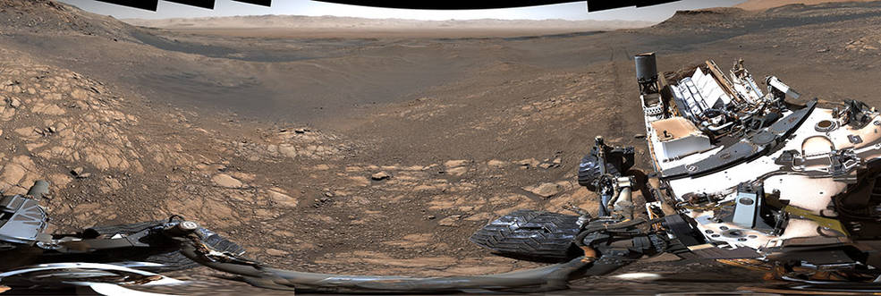 ¡Ay, caramba! El Curiosity logró la panorámica más nítida de la superficie marciana 