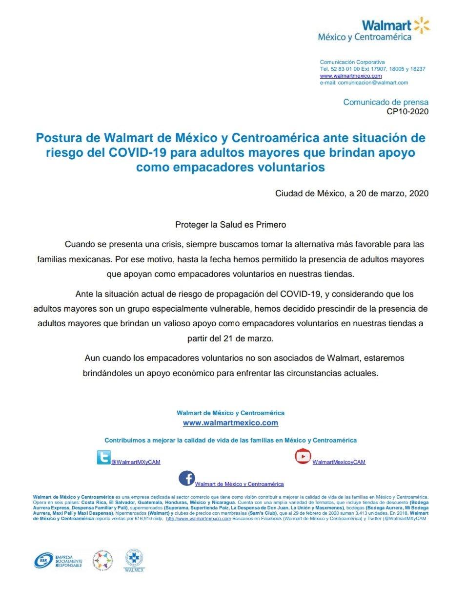 Así es como varios autoservicios ayudarán a abuelitos empacadores (y cómo puedes apoyar)