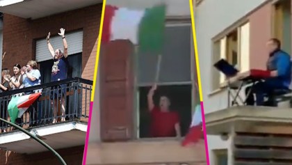 Desde sus balcones, italianos entonan ‘Bella Ciao’ para conmemorar la caída del fascismo