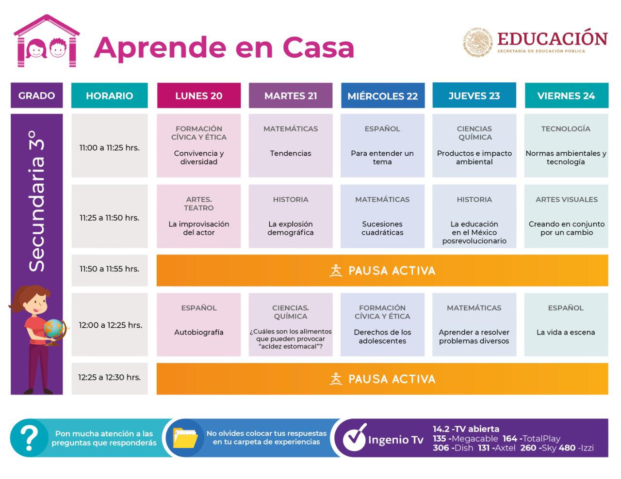 tercero-secundaria-aprende-en-casa-coronavirus-sep