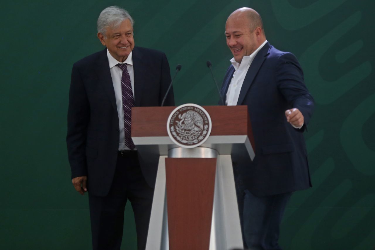 Enrique Alfaro y AMLO