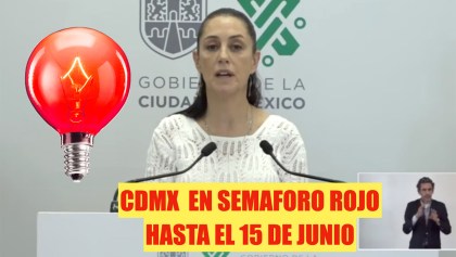 La CDMX se mantiene en semaforo rojo por Coronavirus