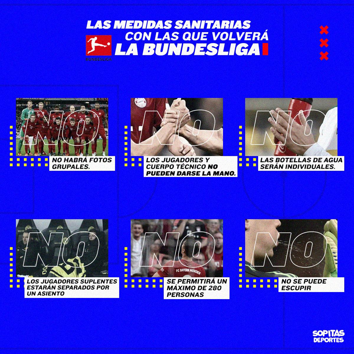 Oficial: Bundesliga se reanudará en mayo con partidos a puerta cerrada