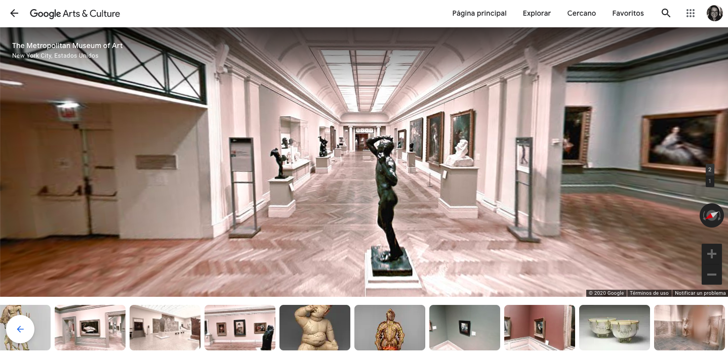 MET Metropolitan Musueum Nueva Yortk tour virtual google culture and arts 01