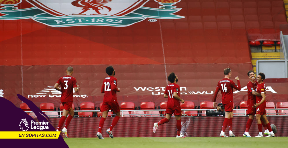 GOLAZO: Alexander-Arnold marcó el primer gol del Liverpool tras el regreso de la Premier League