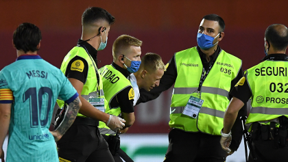 Espontáneo del Mallorca vs Barcelona narra cómo ingresó al estadio: "Le eché huevos"