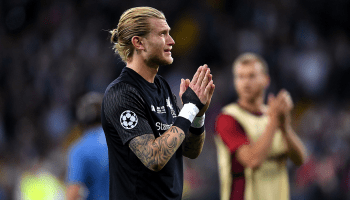 Loris Karius con el Liverpool