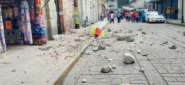 Sismo Oaxaca daños menores