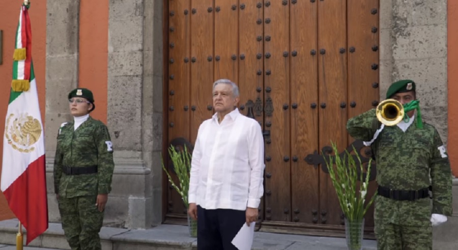 AMLO homenaje en Palacio Nacional