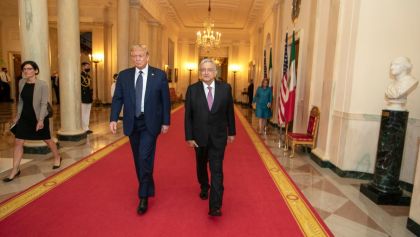 AMLO visita Trump Casa Blanca