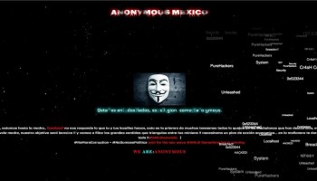 Anonymous hackea la CONDUSEF