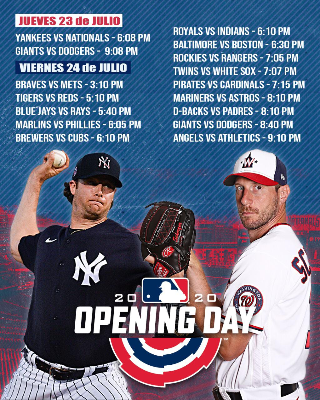 Apunten y aparten: Estas son las fechas y horarios del regreso de la MLB