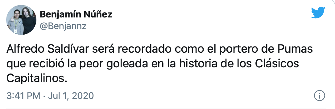 "Te vamos a extrañar": Así reaccionó la afición de Pumas y América a la salida de Alfredo Saldívar