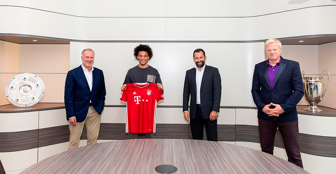 ¡Ya es oficial! Leroy Sané es nuevo jugador del Bayern Múnich