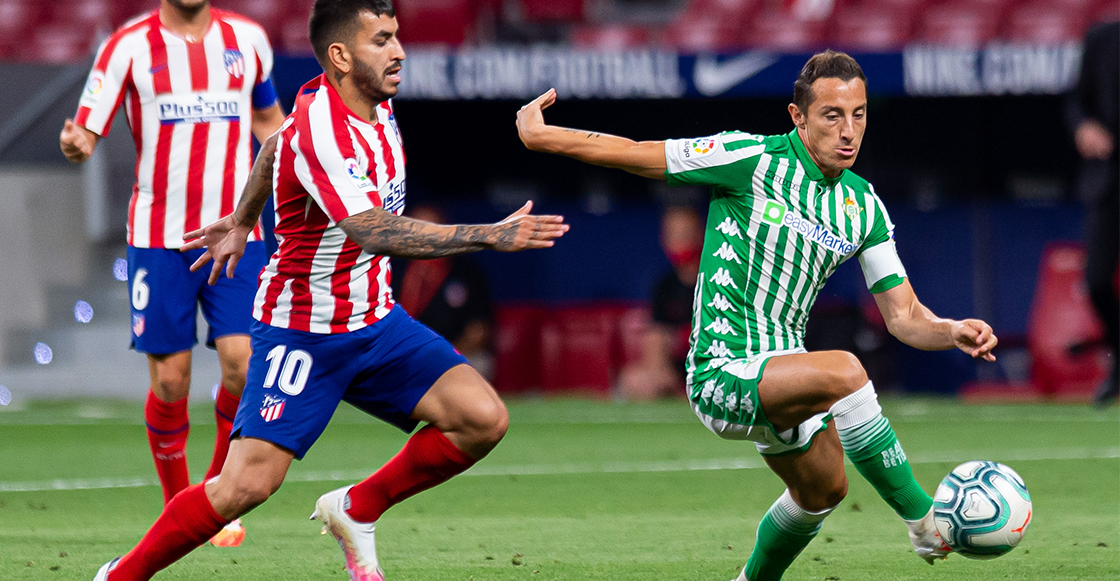 Goles anulados, lesionados y expulsados: Así fue el 'duelo de mexicanos' entre Atlético de Madrid y Betis