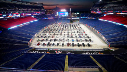 New England Revolution convirtió su estadio en un autocinema para ver el torneo 'MLS IS back'