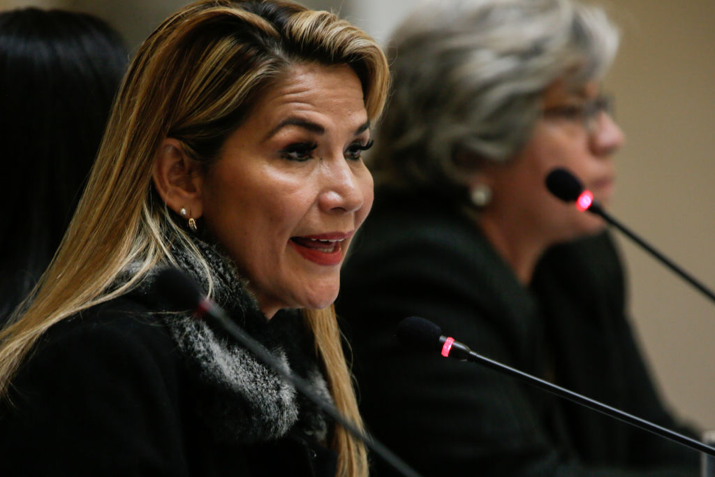 Jeanine Áñez, la presidenta de Bolivia, da positivo a coronavirus 