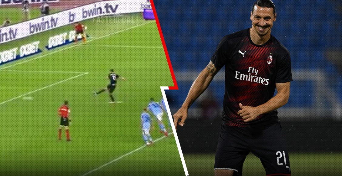 El gol de Zlatan Ibrahimovic con el AC Milan a la Lazio