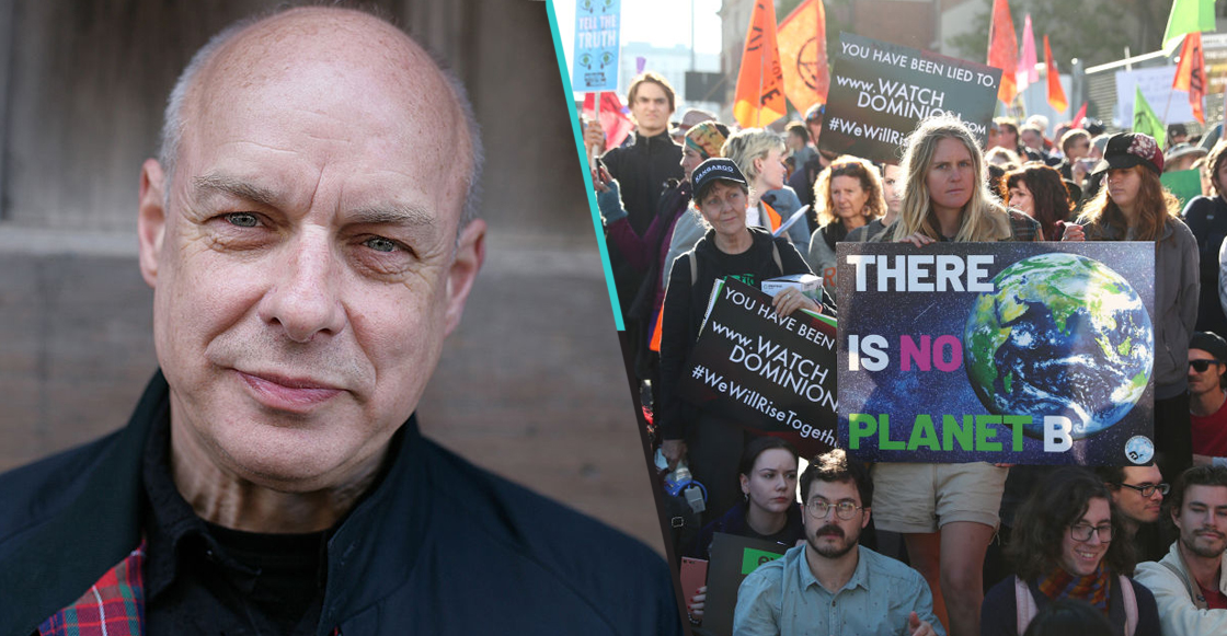 Escuchen el score de Brian Eno para los videos del grupo ambientalista Extinction Rebellion