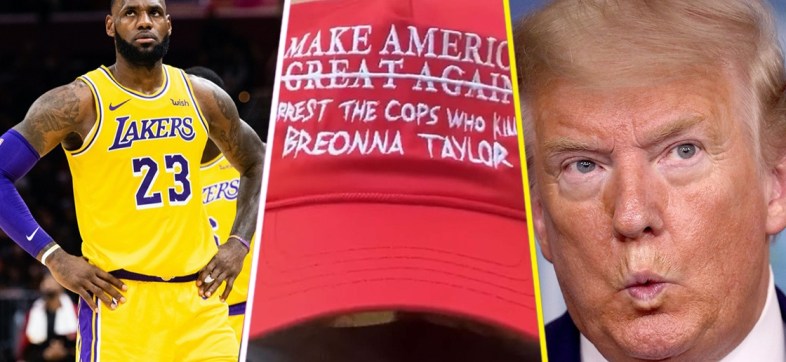 La gorra con la que LeBron James troceó a Donald Trump y su Make America Great Again para exigir justicia por Breonna Taylor