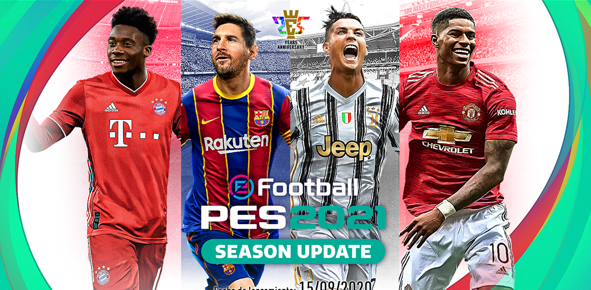 ¡Histórico! Cristiano Ronaldo y Messi estarán juntos en la portada del PES 2021