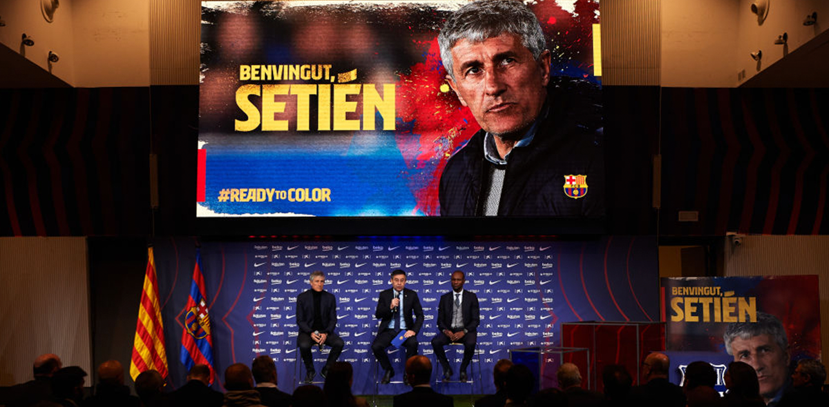 Quique Setién le reclama al Barcelona