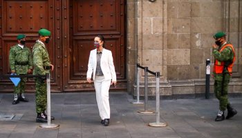 Claudia Sheinbaum en Palacio Nacional