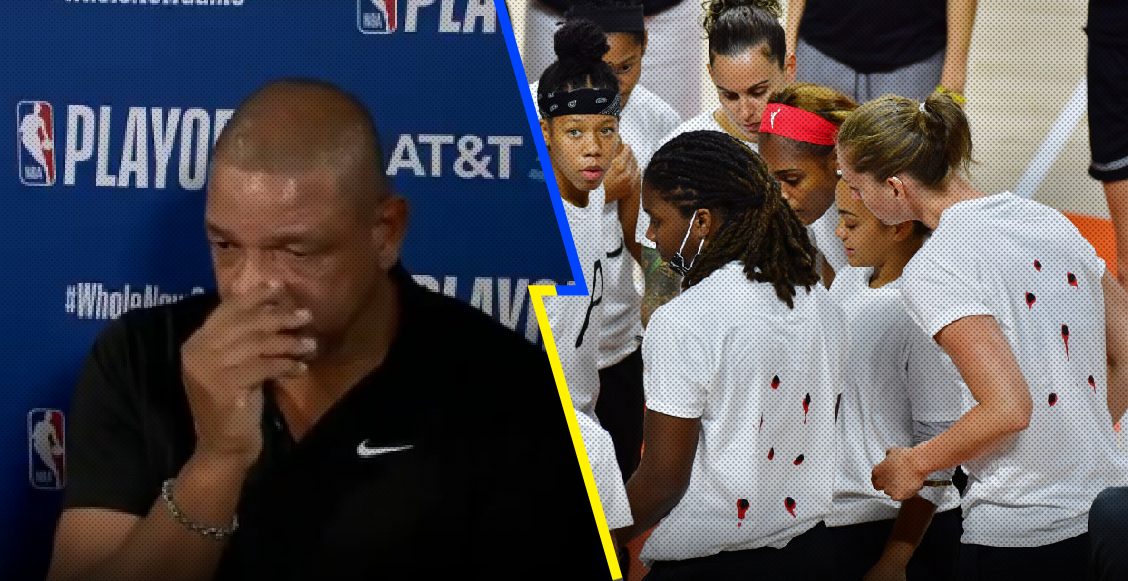 El llanto de Doc Rivers, las playeras de las Mystics... Las reacciones al boicot de los Bucks en la NBA