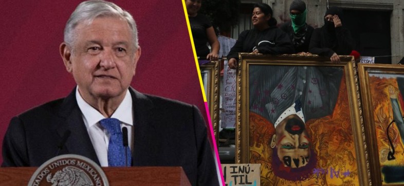 AMLO-cndh-protestas-mujeres-rosario-piedra