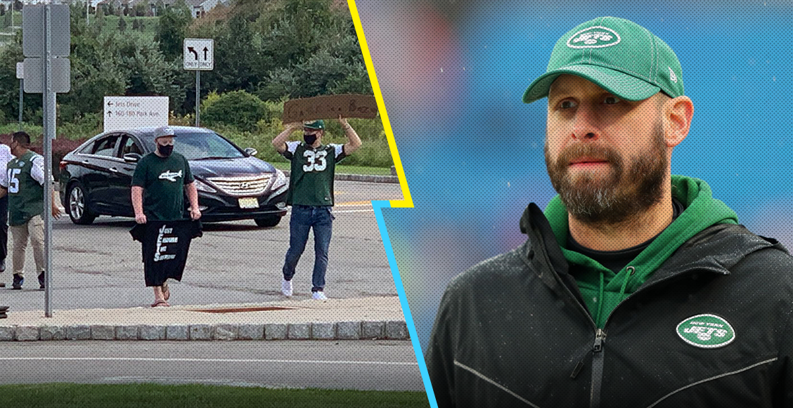 Fracaso nivel: Fans de los Jets convocaron a protestar contra Adam Gase... ¡y sólo llegaron 4 personas!