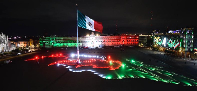 Festejos Independencia Zocalo Independencia