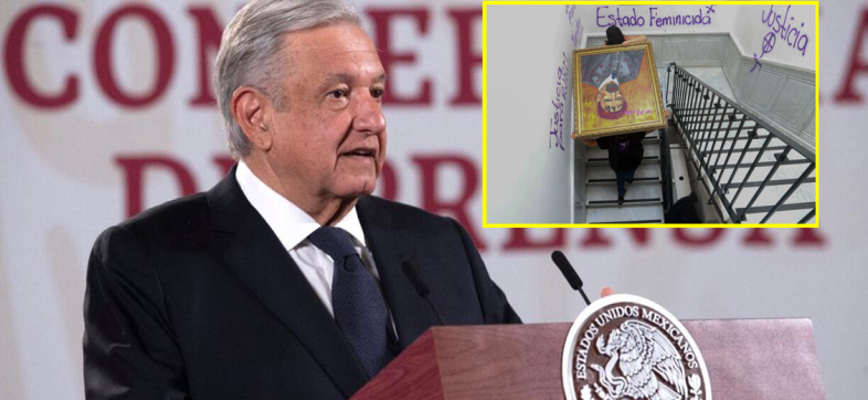 amlo-defiende-pintura-madero-protestas-victimas-cndh-mujeres-video