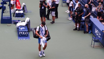 La postura de Djokovic tras el pelotazo a la juez en el US Open