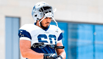 La vida de Isaac Alarcón en el equipo de prácticas de los Dallas Cowboys