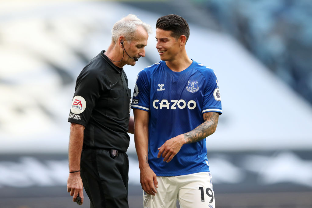 ¡Qué golazo! El primer gol de James Rodríguez con el Everton