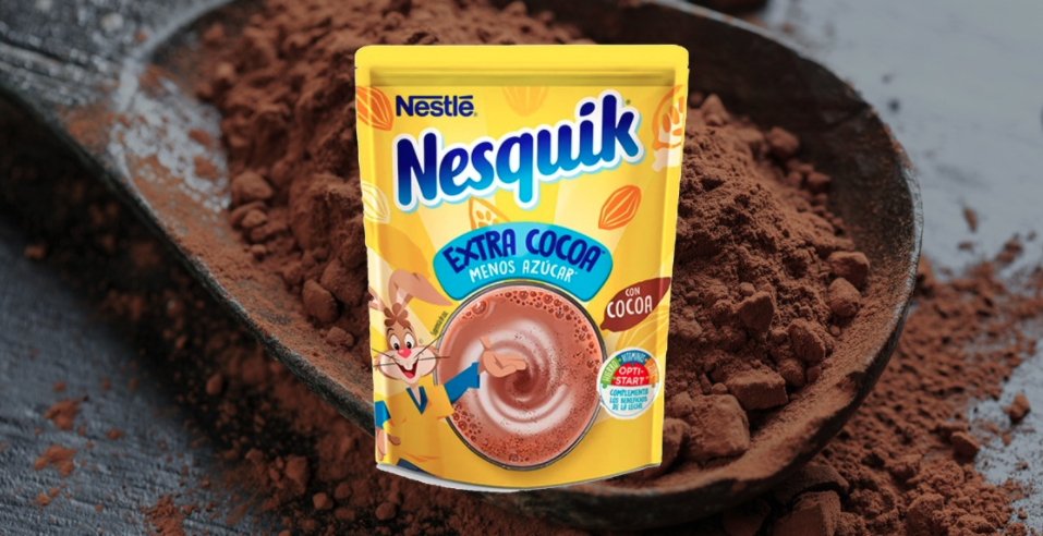 nesquik extra cocoa menos azúcar