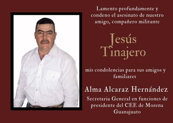 jesus tinajero asesinato jerecuaro