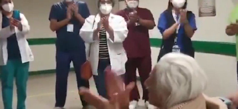 Mujer de 103 años vence al coronavirus y es dada de alta del IMSS en Jalisco