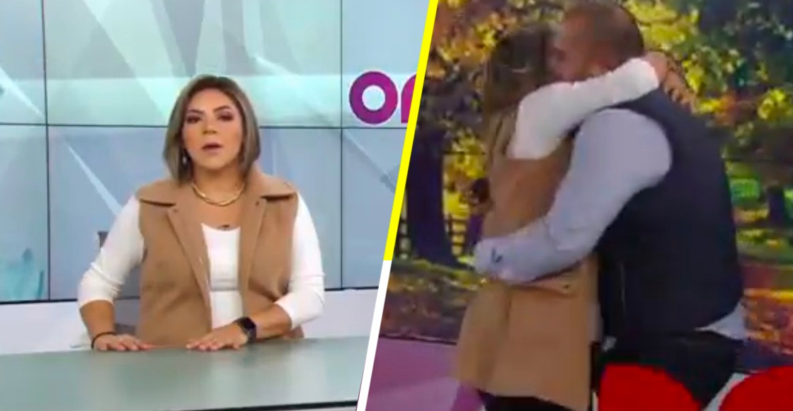 Le piden matrimonio a conductora de Canal 11 en pleno estudio y le llueven críticas en redes