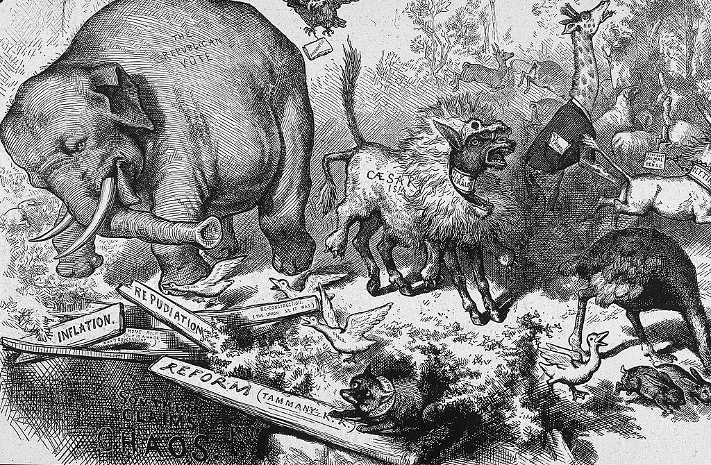 thomas-nast-burros-elefantes-democratas-republicanos