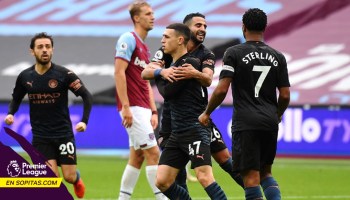 Gol de chilena, media vuelta y el Manchester City mantuvo su dominio sobre el West Ham