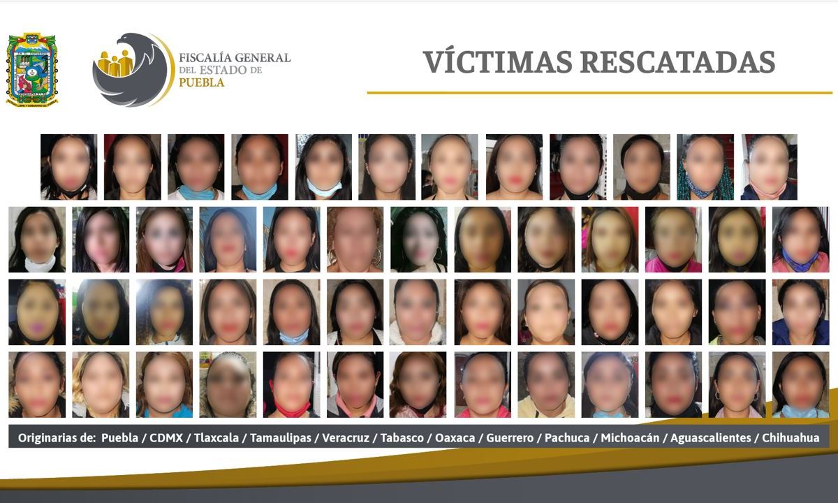 74 Mujeres rescatadas Puebla