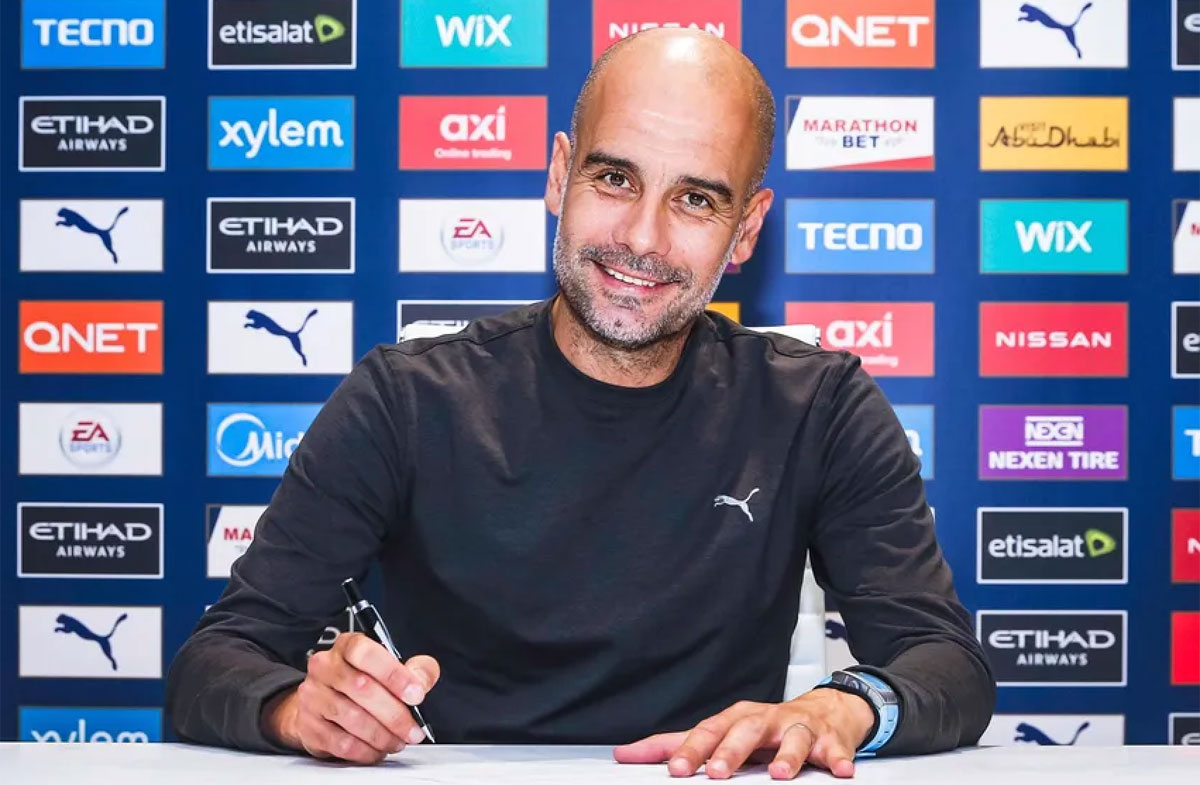 Pep Guardiola renueva contrato con el Manchester City