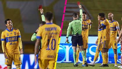 Autogol y doble expulsión de Hugo Ayala y Tigres casi hace el ridículo