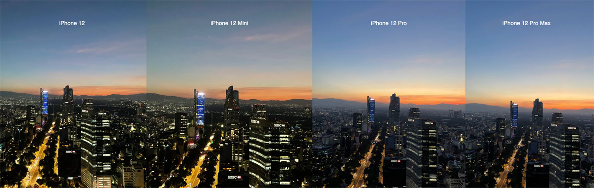 Comparación de Cámaras del iPhone 12