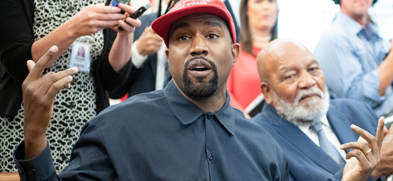 Confianza nivel: Kanye West vota por primera vez en su vida... por él mismo