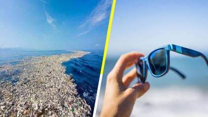 ¡Qué elegancia la de Francia! Estos lentes de sol están hechos con basura del océano