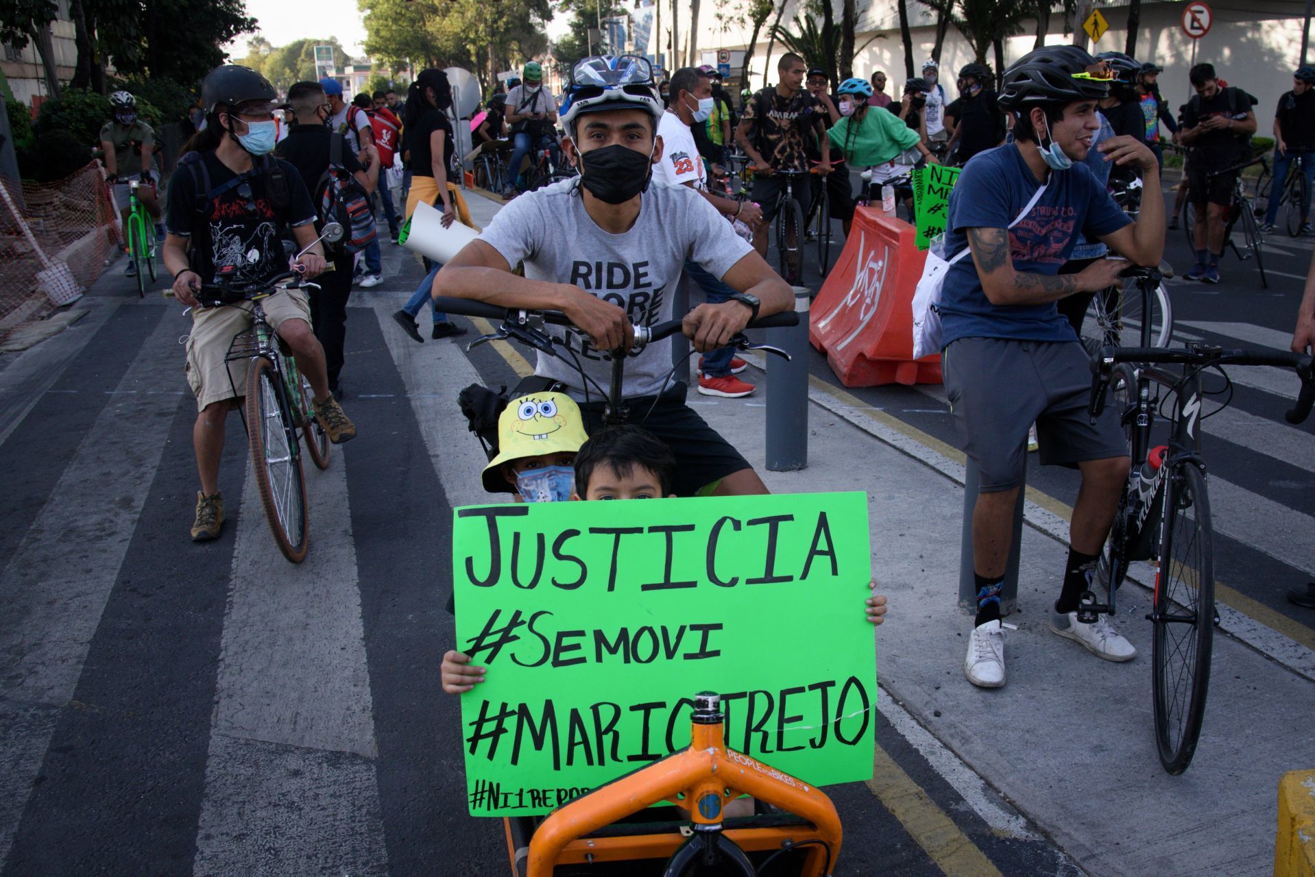 Fotos y videos de la manifestación ciclista en CDMX que exigió seguridad vial