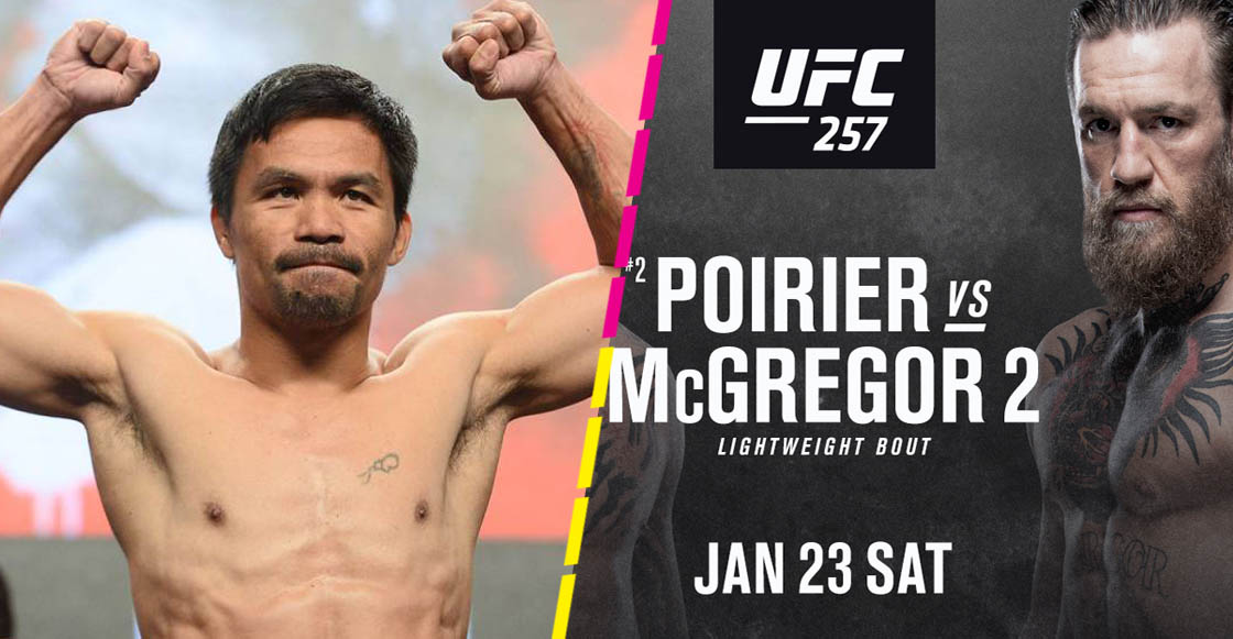 ¡100% oficial! McGregor regresará al octágono en UFC 257 y después podría pelear con Pacquiao