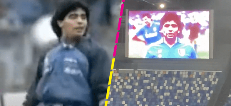 ¿Por qué suena "Live is life" como homenaje a Maradona antes de los partidos?